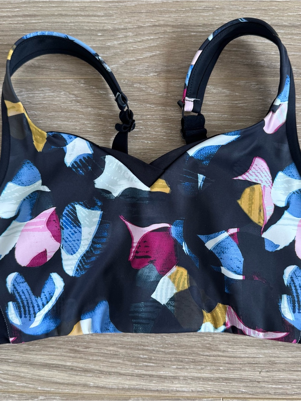 Brooks Drive Convertible Run Sports Bra Fast Floral - Picture 4 of 11